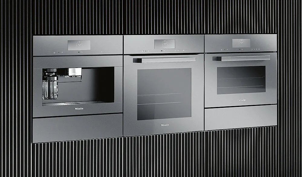 Miele תנור שף פירוליטי 45 ס"מ אפייה עם לחות M-Touch תוצרת Miele דגם H 7840 BP grey — תמונה 4