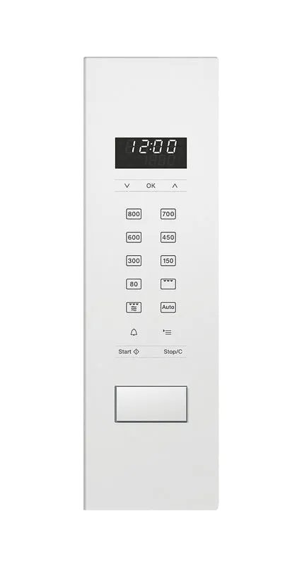 Miele מיקרוגל בנוי משולב גריל גובה 38 ס"מ זכוכית לבנה תוצרת Miele דגם M 2234 SC white — תמונה 2