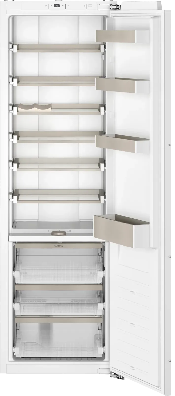 GAGGENAU מקרר אינטגרלי ללא מקפיא 60 ס"מ דלת Push-to-open טריקה שקטה 289 ליטר תוצרת GAGGENAU דגם RC289370 — תמונה 2