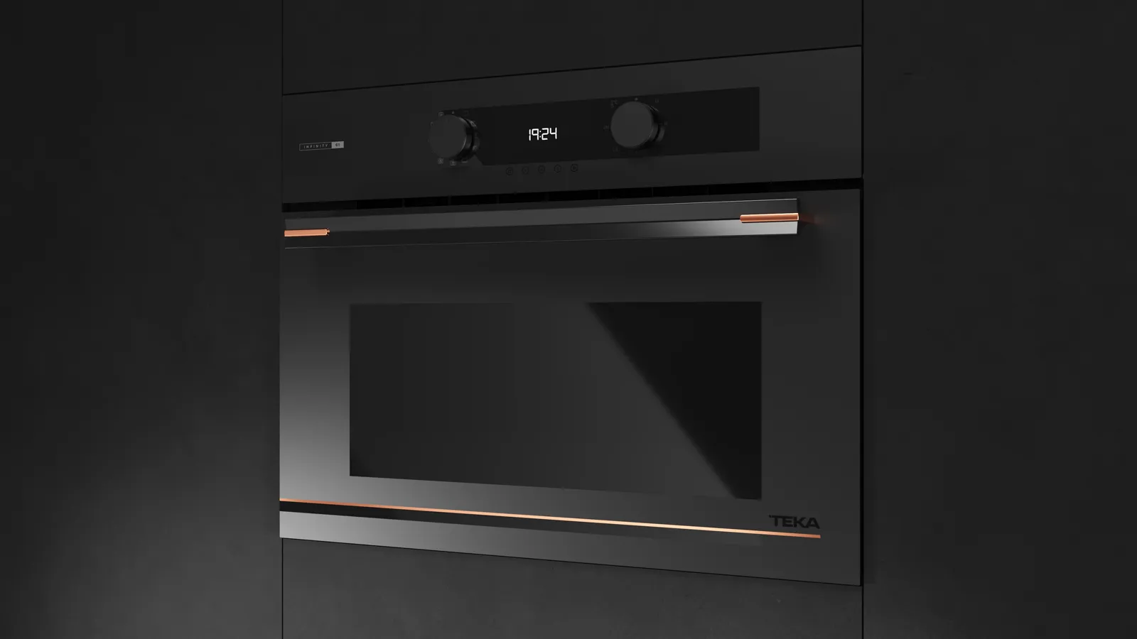 Teka תנור בנוי משולב מיקרו 45 ס"מ שחור מט סדרת Infinity G1 תוצרת TEKA דגם HLC 84-G1 C BM — תמונה 3