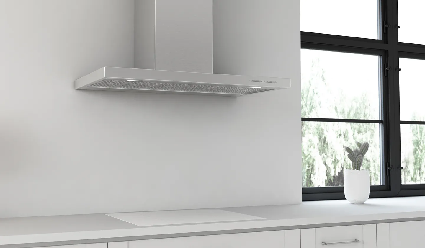 FRECAN קולט אדים צמוד קיר 120 ס"מ נירוסטה תוצרת FRECAN דגם Fine Wall 1200 — תמונה 2