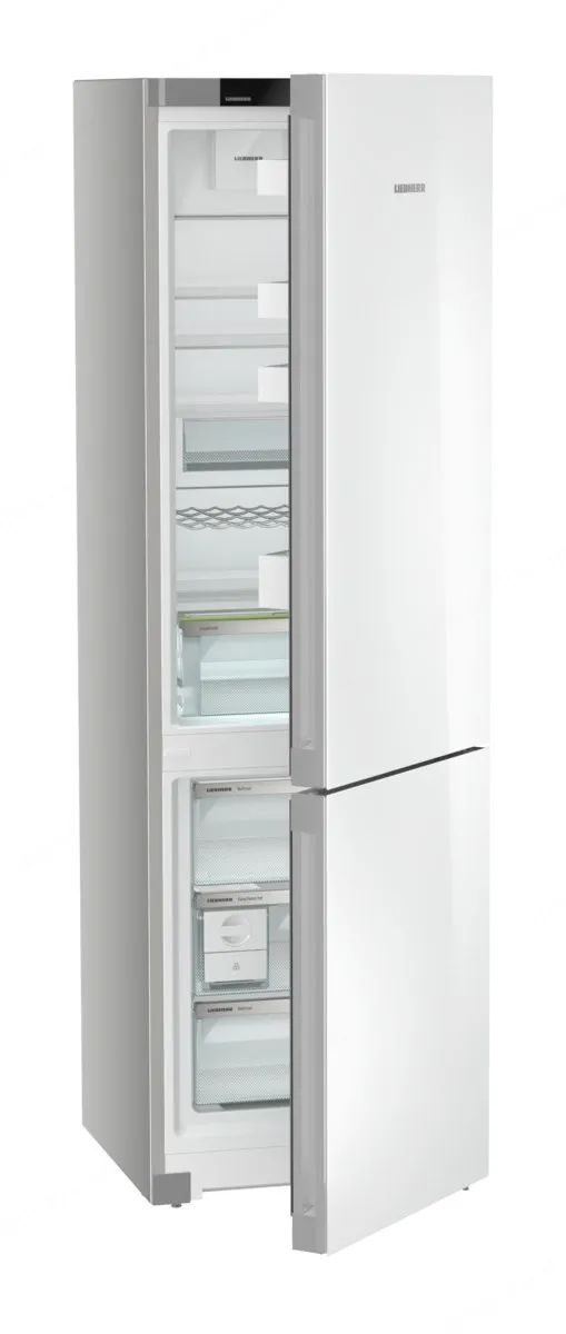 Liebherr מקרר 60 ס"מ 2 מטר גובה מקפיא תחתון 360 ליטר NoFrost זכוכית לבנה תוצרת LIEBHERR דגם CNgwd 5723 — תמונה 6