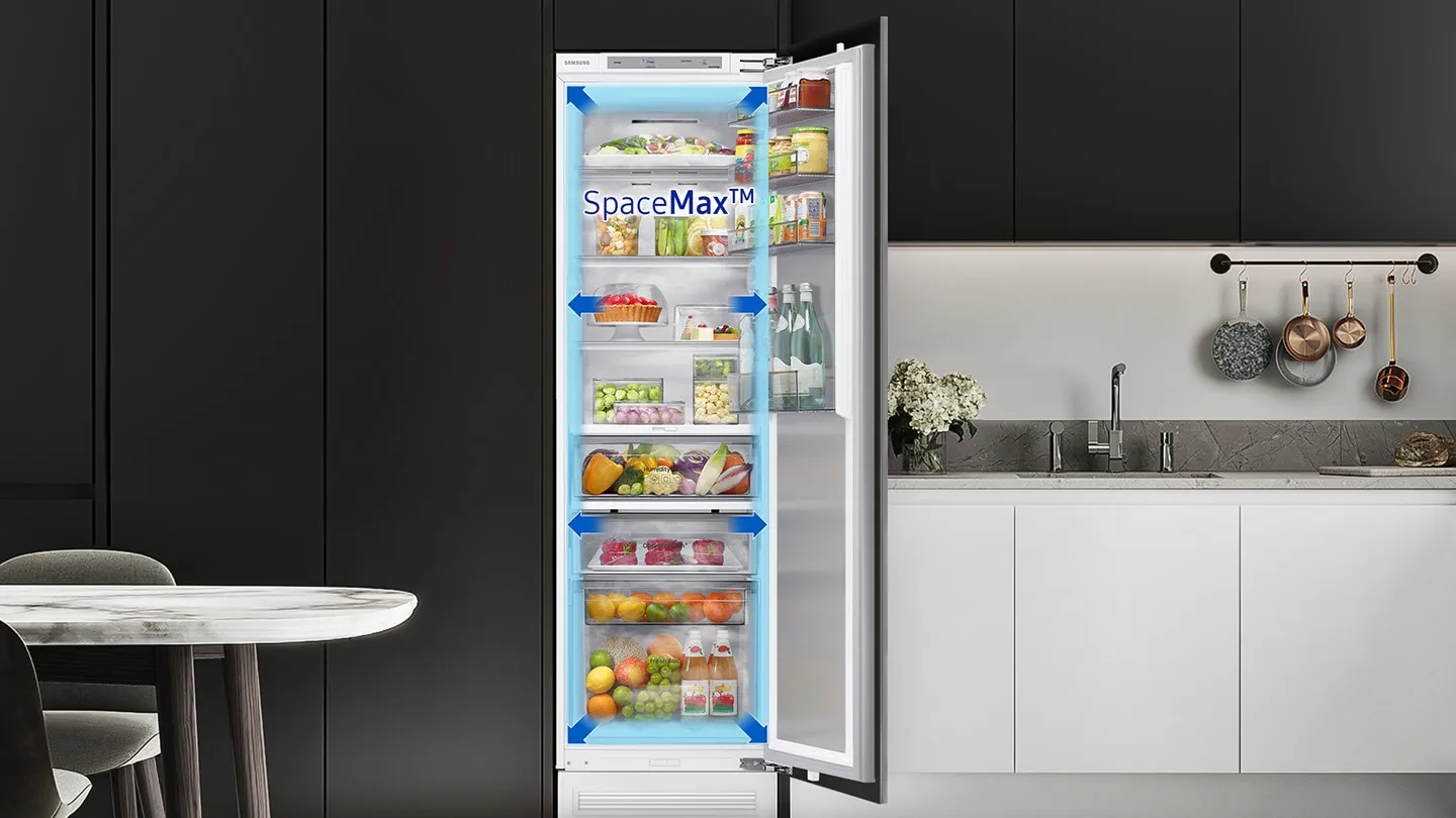 Samsung מקרר אינטגרלי 60 ס"מ ללא מקפיא Digital Inverter מצב שבת NO FROST תוצרת Samsung דגם BRR297235WW — תמונה 8