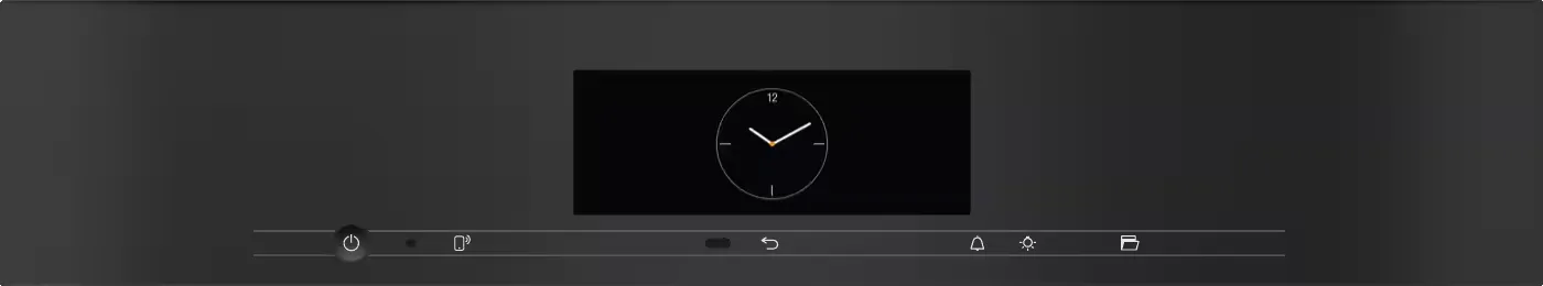 Miele תנור שף פירוליטי אפייה עם לחות ArtLine Touch2Open M-Touch תוצרת Miele דגם H 7860 BPX Obsidian black matt — תמונה 2