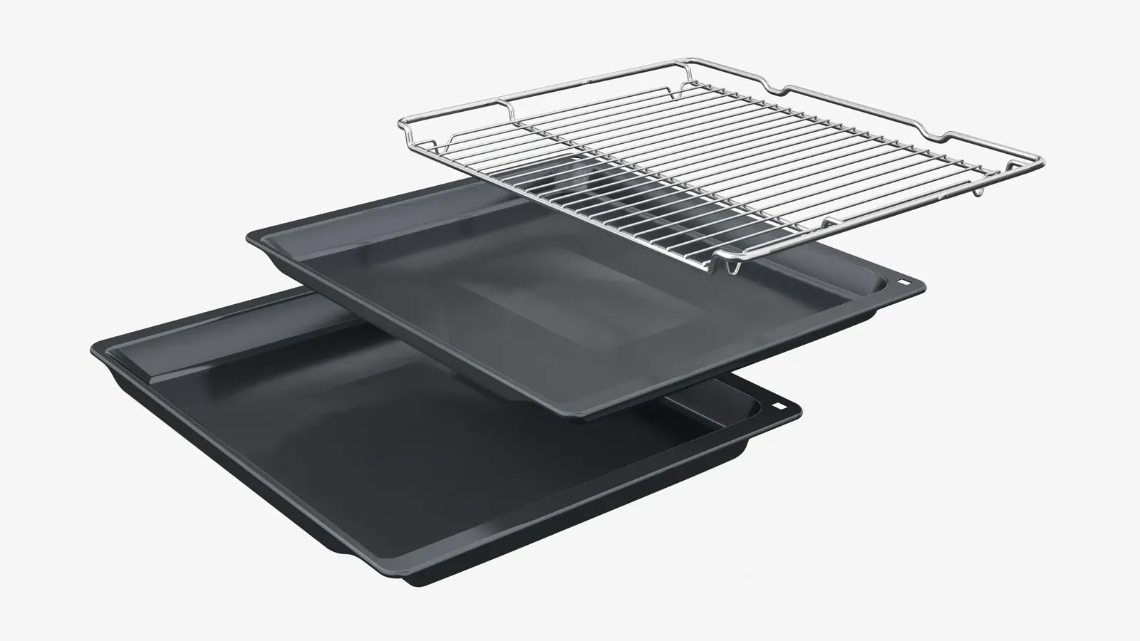 Siemens תנור בנוי 60 ס"מ צג מגע TFT צבעוני הסדרה השחורה IQ700 תוצרת Siemens דגם HB734G1B1 — תמונה 5