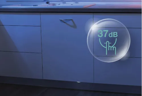 מדיח כלים אינטגרלי מלא 60 ס"מ Inverter פתיחה אוטומטית 16 מערכות כלים דלת סלייד תוצרת Gorenje דגם GV673C62