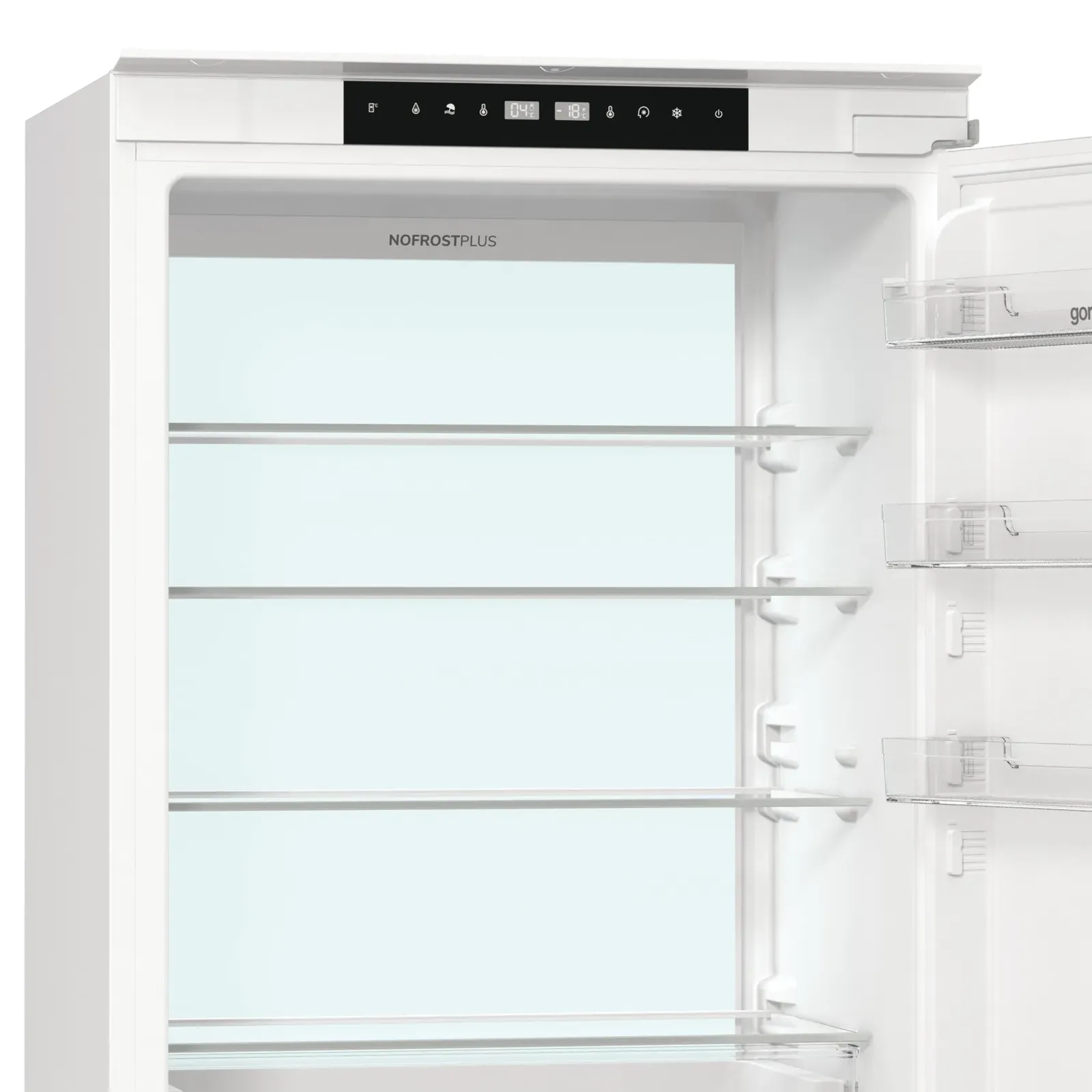Gorenje מקרר אינטגרלי מקפיא תחתון רוחב 70 ס"מ 341 ליטר NOFROST PLUS תוצרת Gorenje דגם NRKI619EA3 — תמונה 3