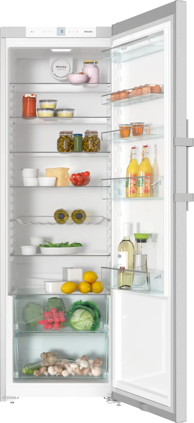 Miele מקרר 120 ס"מ SBS  קו ארונות בציפוי שחור ננו מט 650 ליטר תוצרת Miele דגם K 28202 D+ FN 28262 BLACK — תמונה 3