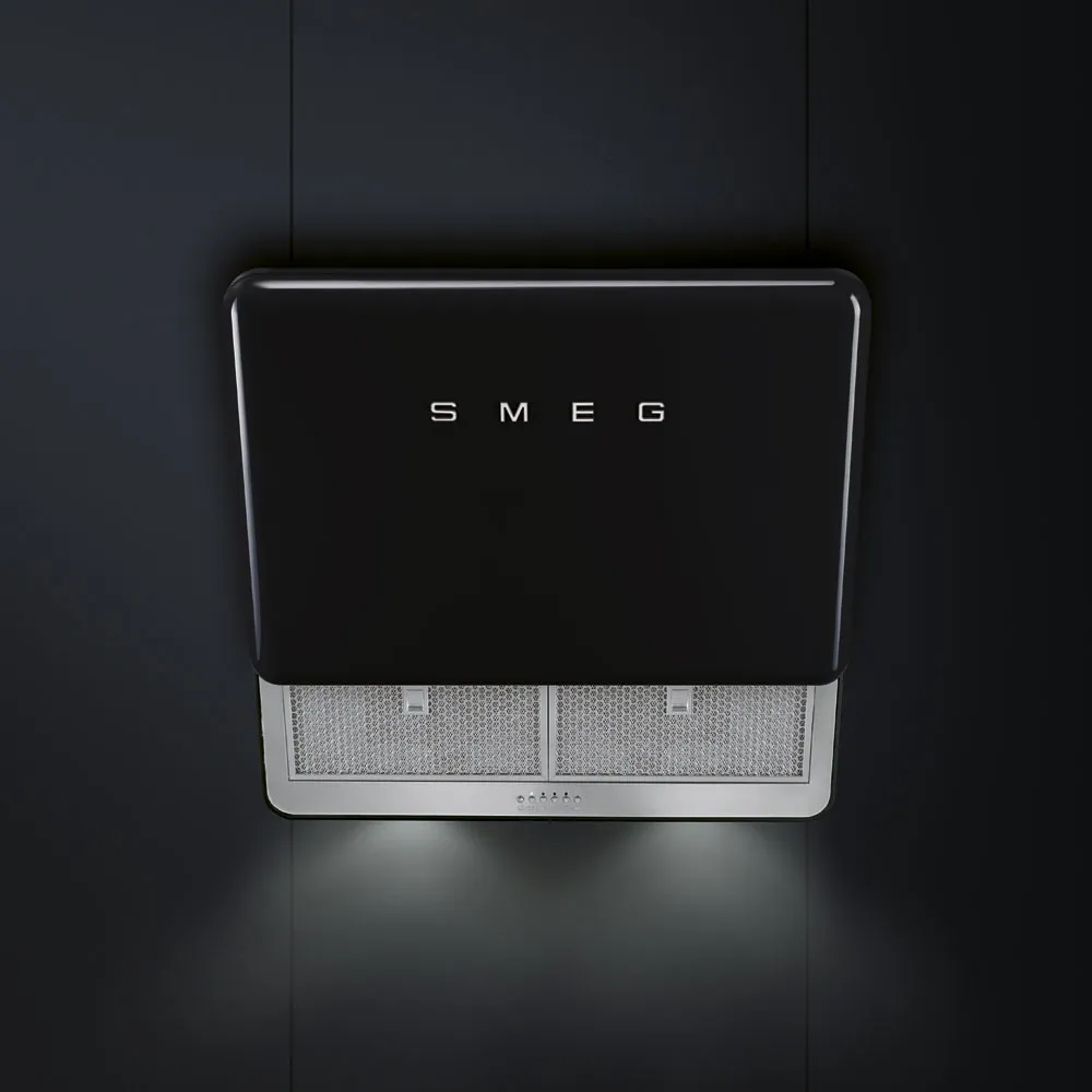 SMEG קולט אדים מעוצב בסגנון רטרו 75 ס"מ,שחור מסדרת 50's Retro Style תוצרת SMEG דגם KFAB75BL — תמונה 4