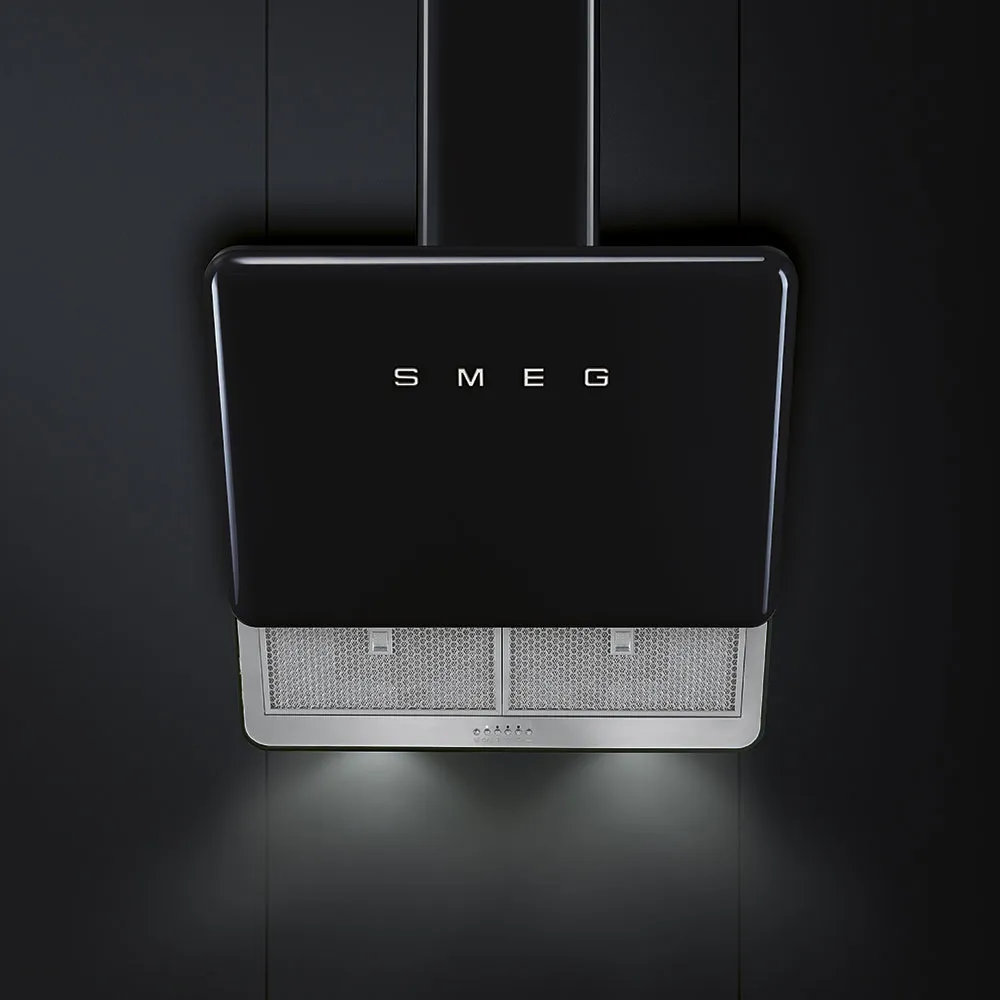 SMEG קולט אדים מעוצב בסגנון רטרו 75 ס"מ,שחור מסדרת 50's Retro Style תוצרת SMEG דגם KFAB75BL — תמונה 3