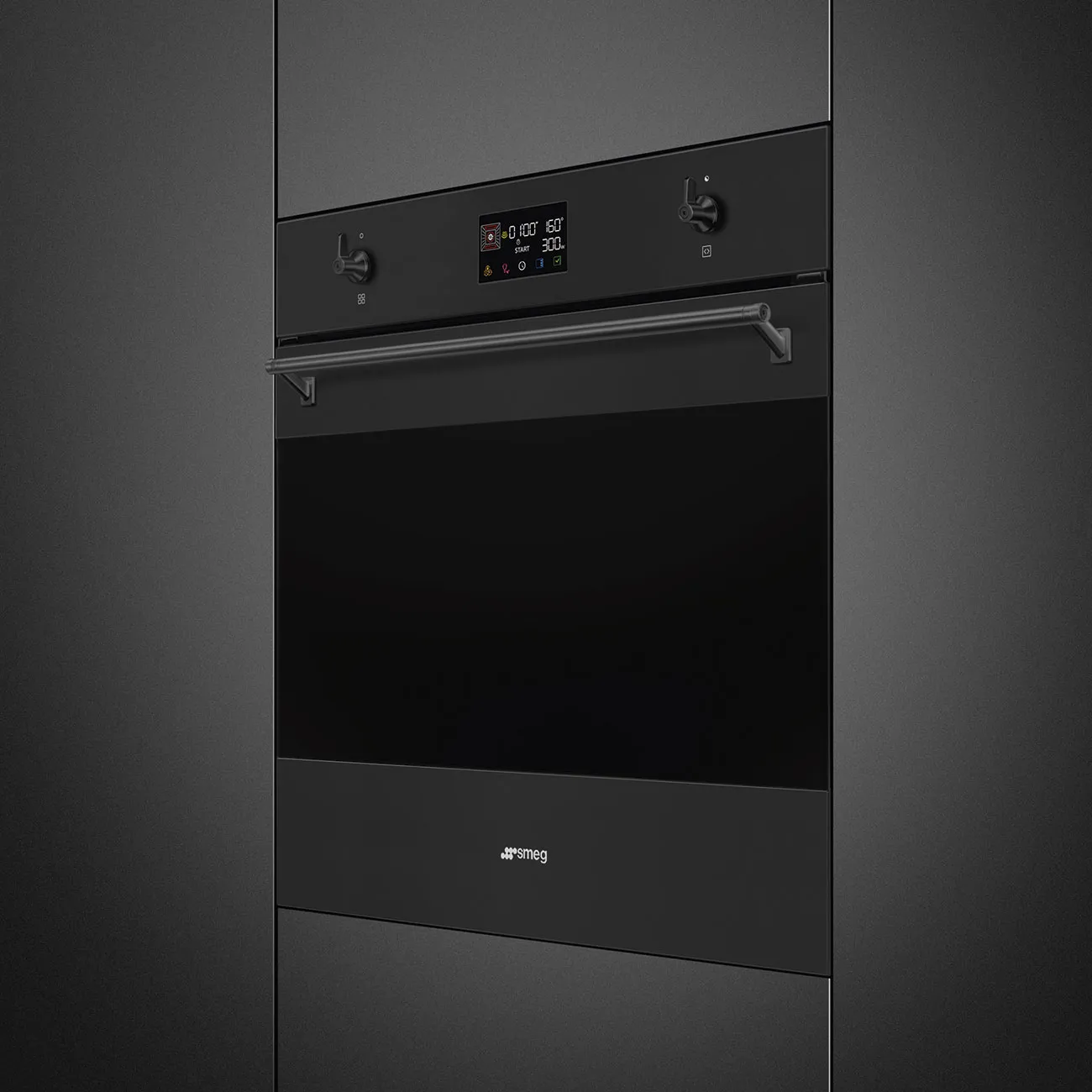 SMEG תנור בנוי 60 ס"מ משולב מיקרו AirFry טכנולוגיית Galileo גימור שחוט מט תוצרת SMEG דגם SO6302M2N — תמונה 2