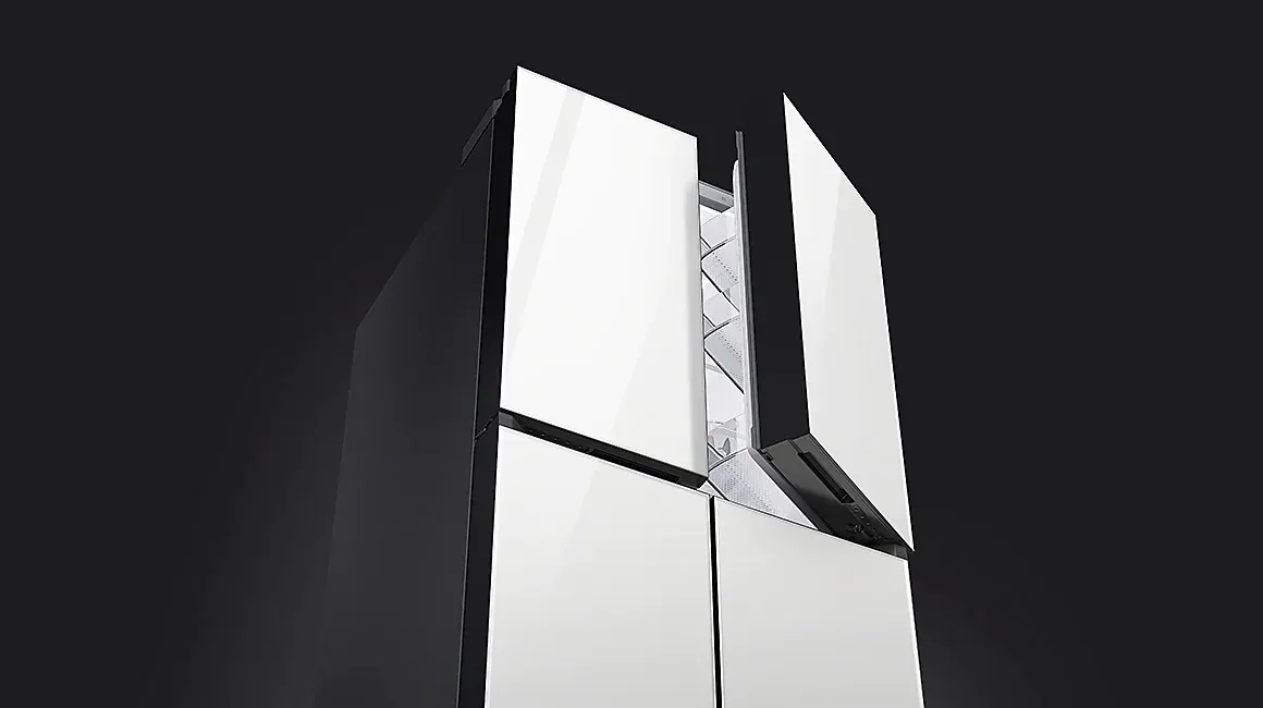 Samsung מקרר 4 דלתות בטכנולוגיית Triple Cooling 860 ליטר צבע אפור תוצרת Samsung דגם RF85T901331/ML — תמונה 4