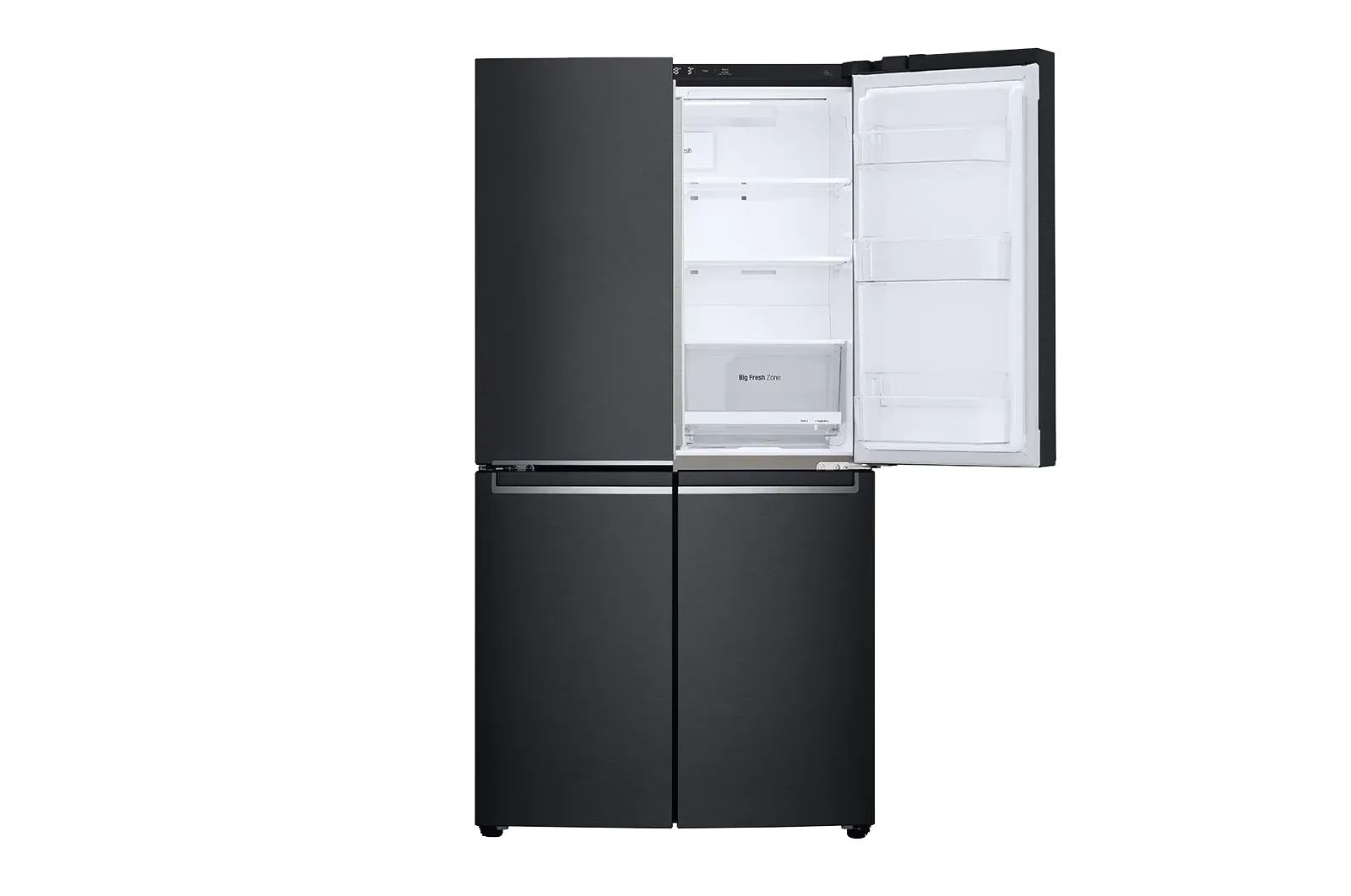 LG מקרר 4 דלתות מקפיא תחתון רוחב 90 ס"מ גימור שחור מט מבית LG דגם GR-B718MB — תמונה 5