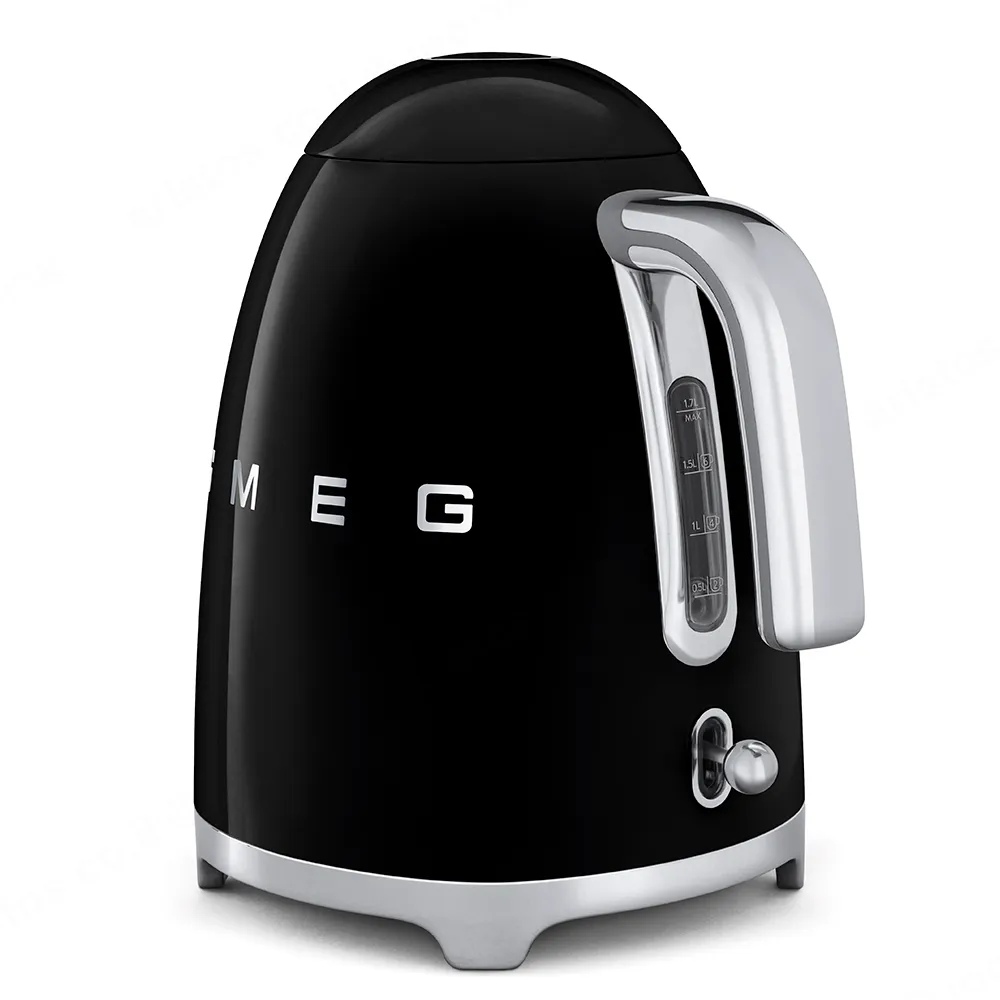 SMEG קומקום חשמלי בצבע שחור,מסדרת 50's Retro Style,תוצרת SMEG דגם KLF01BLEU — תמונה 4