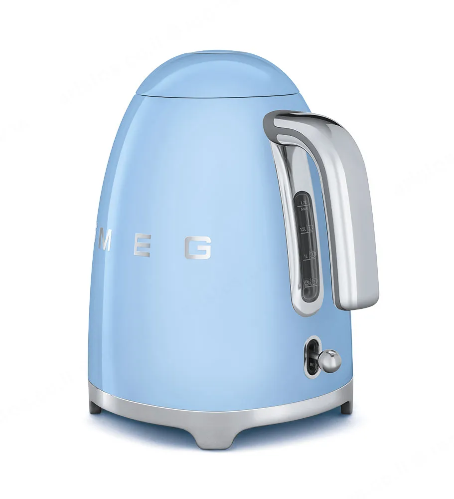 SMEG קומקום חשמלי בצבע כחול פסטל,מסדרת 50's Retro Style,תוצרת SMEG דגם KLF01PBEU — תמונה 4