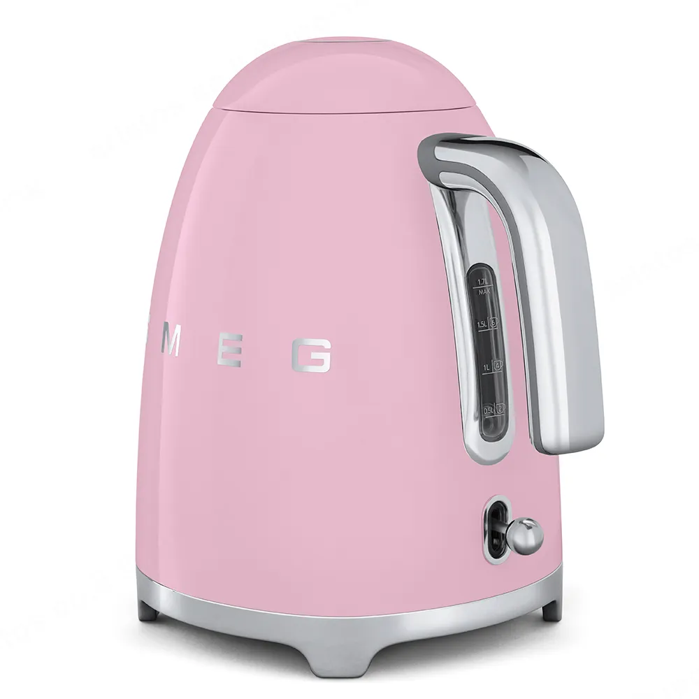 SMEG קומקום חשמלי בצבע ורוד,מסדרת 50's Retro Style,תוצרת SMEG דגם KLF01PKEU — תמונה 4