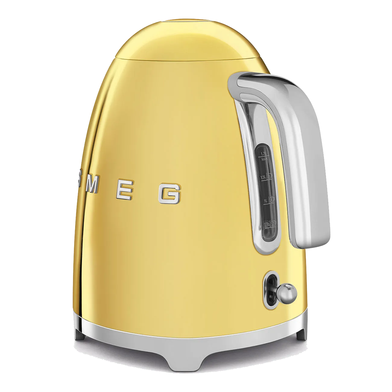 SMEG קומקום חשמלי בצבע זהב מבריק מסדרת 50's Retro Style,תוצרת SMEG דגם KLF03GOEU — תמונה 4