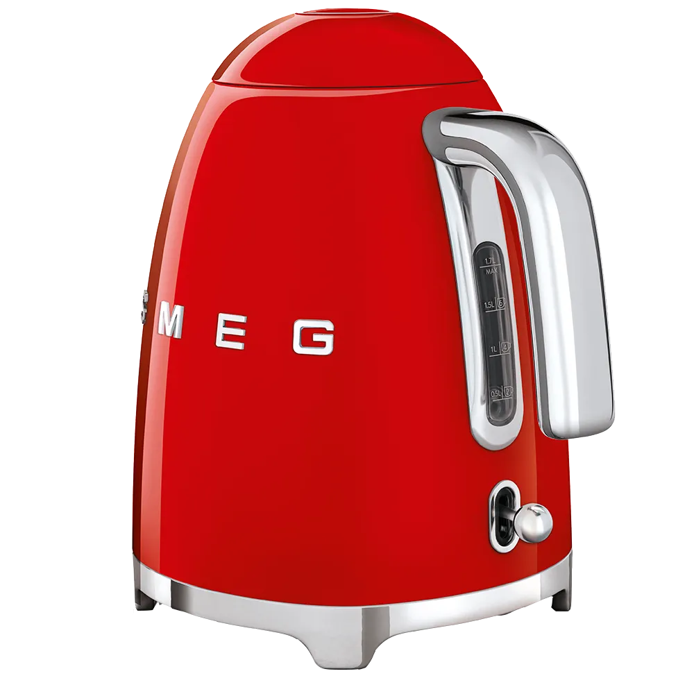 SMEG קומקום חשמלי בצבע אדום מסדרת 50's Retro Style,תוצרת SMEG דגם KLF03RDEU — תמונה 2