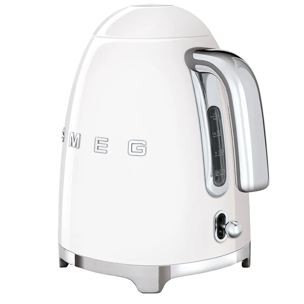 SMEG קומקום חשמלי בצבע לבן מסדרת 50's Retro Style,תוצרת SMEG דגם KLF03WHEU — תמונה 3