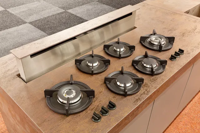 PITT cooking כיריים גז 6 מבערים רוחב ארון 120 ס"מ מבית PITT cooking דגם Foessa — תמונה 8