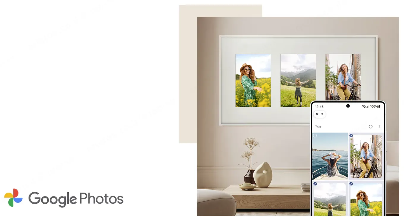 טלוויזיה חכמה 65" ‎The Frame Pro Neo-QLED 4K תוצרת Samsung דגם QE65LS03FW-PRO