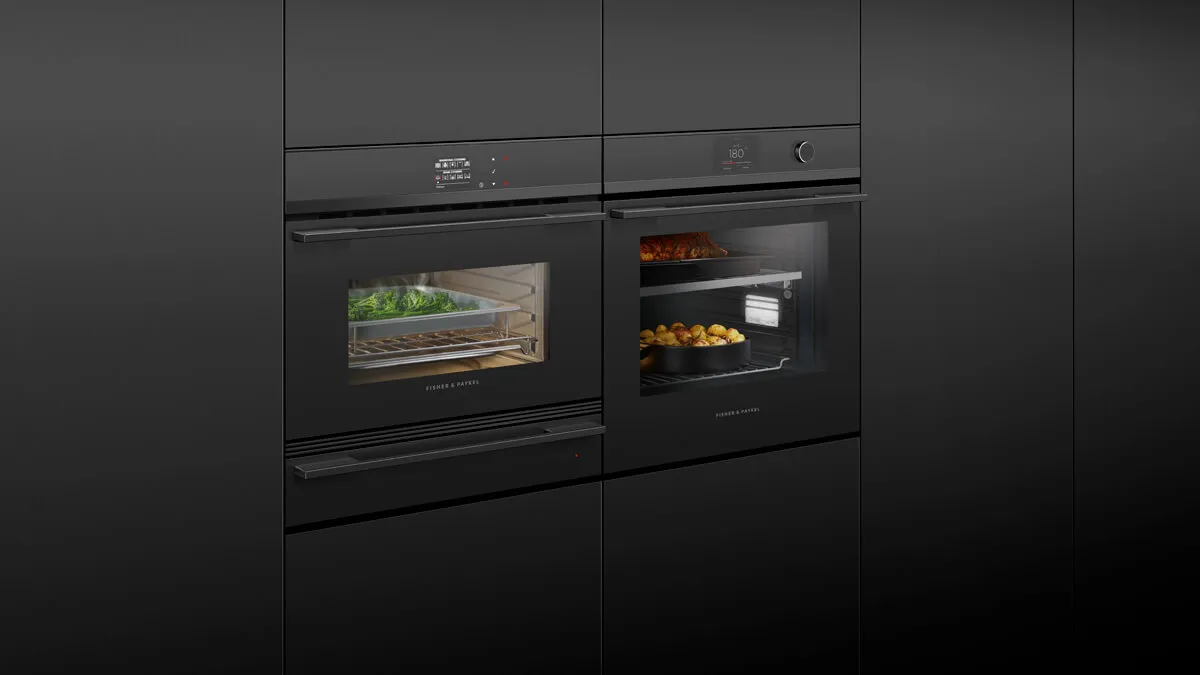 Fisher & Paykel תנוי בנוי 60 ס"מ משולב סטימר לאידוי 72 ליטר צג TFT גימור שחור סדרה 11 תוצרת FISHER&PAYKEL דגם OS60SMTDB1 — תמונה 6