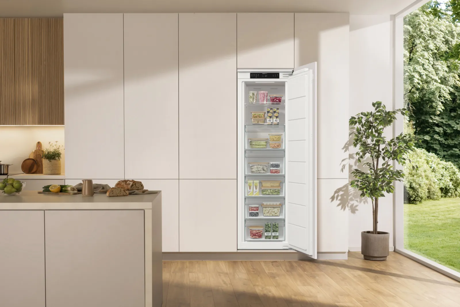 Gorenje מקפיא אינטגרלי גמיש 60 ס"מ Total NO-FROST מנוע אינוורטר 235 ליטר תוצרת Gorenje דגם FNCI517E62WF — תמונה 10