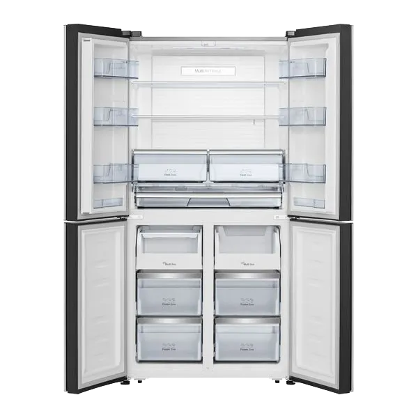 Hisense מקרר אינוורטר 4 דלתות עומק 70 נירוסטה 581 ליטר HISENSE RQ68WC4SG1/S — תמונה 3