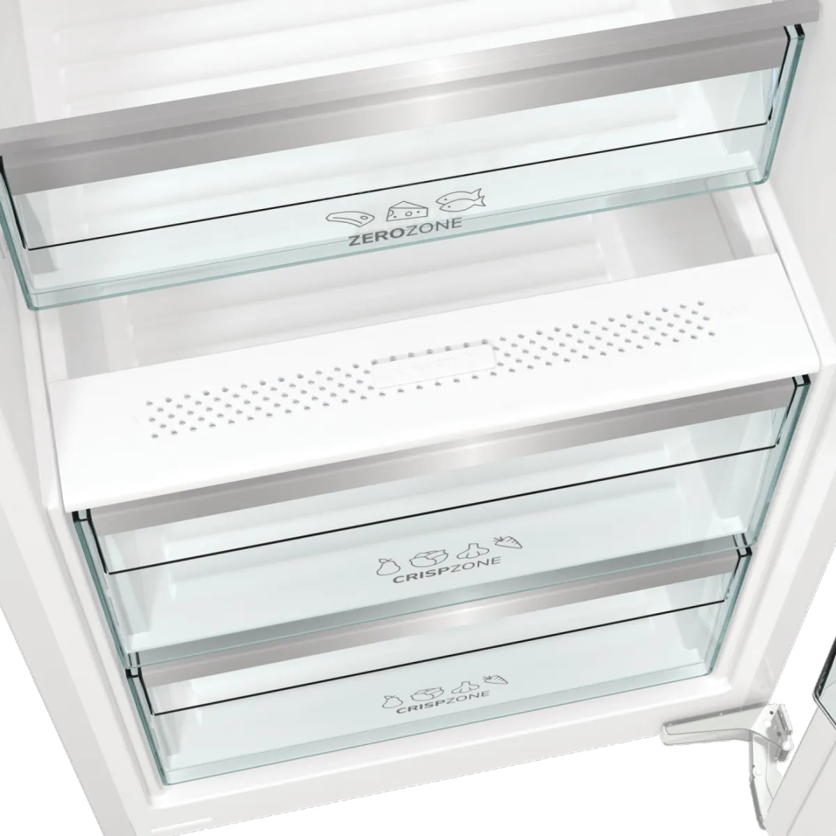 Gorenje מקרר אינטגרלי 60 ס"מ ללא מקפיא 300 ליטר מגירת אפס מנוע אינוורטר תוצרת Gorenje דגם RI517E62WF — תמונה 8