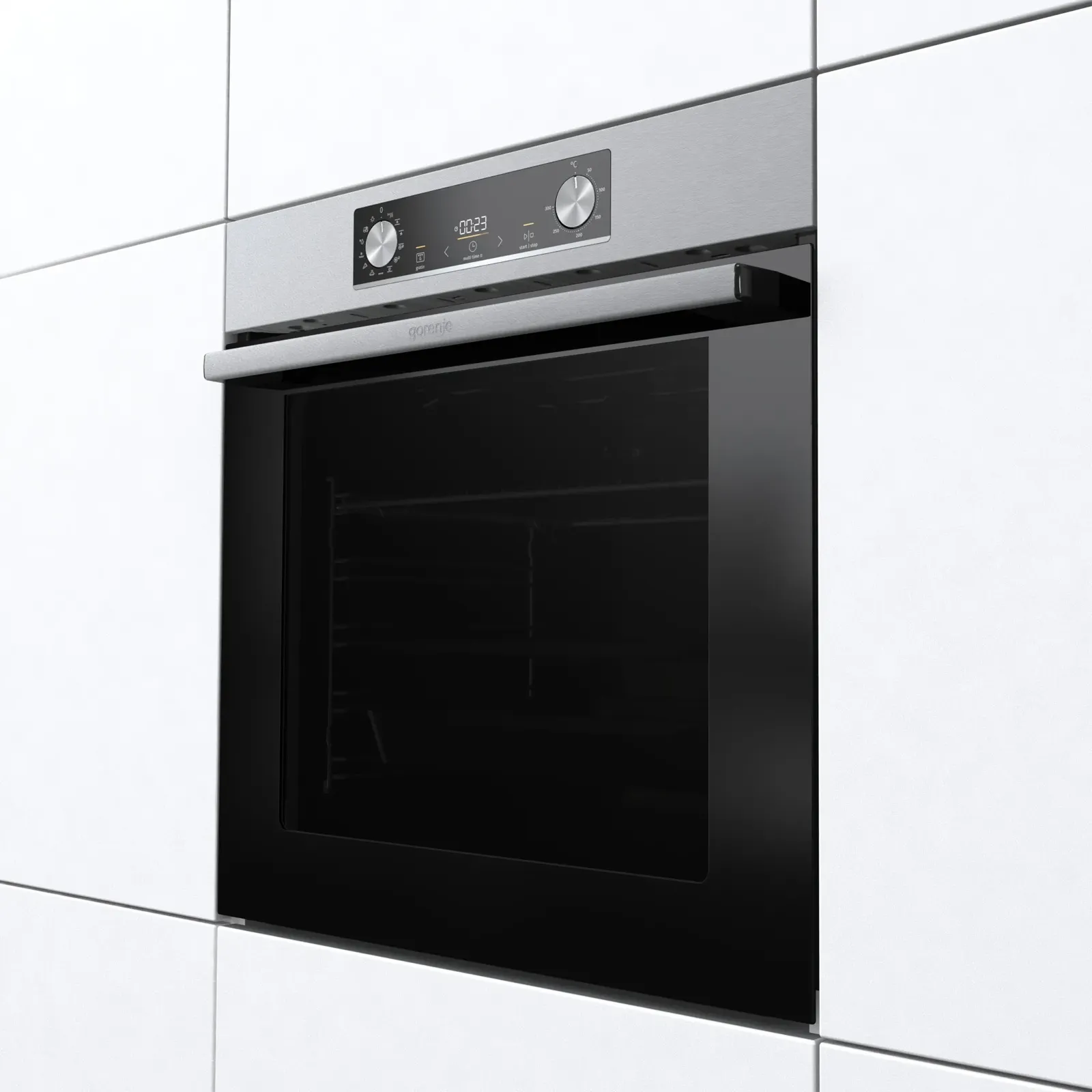 Gorenje תנור בנוי פירוליטי 60 ס''מ עם אפייה בלחות ExtraSteam נירוסטה 77 ליטר AirFry תוצרת Gorenje דגם BPS6737E03X — תמונה 3