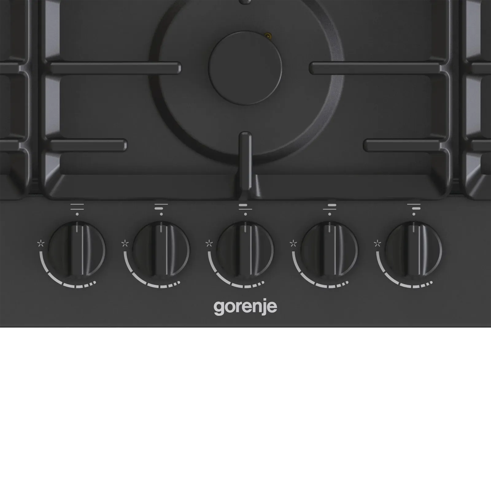 Gorenje כיריים גז 90 ס"מ 5 מבערים כולל ווק גימור שחור מט מגורען תוצרת Gorenje דגם GW951MB — תמונה 4