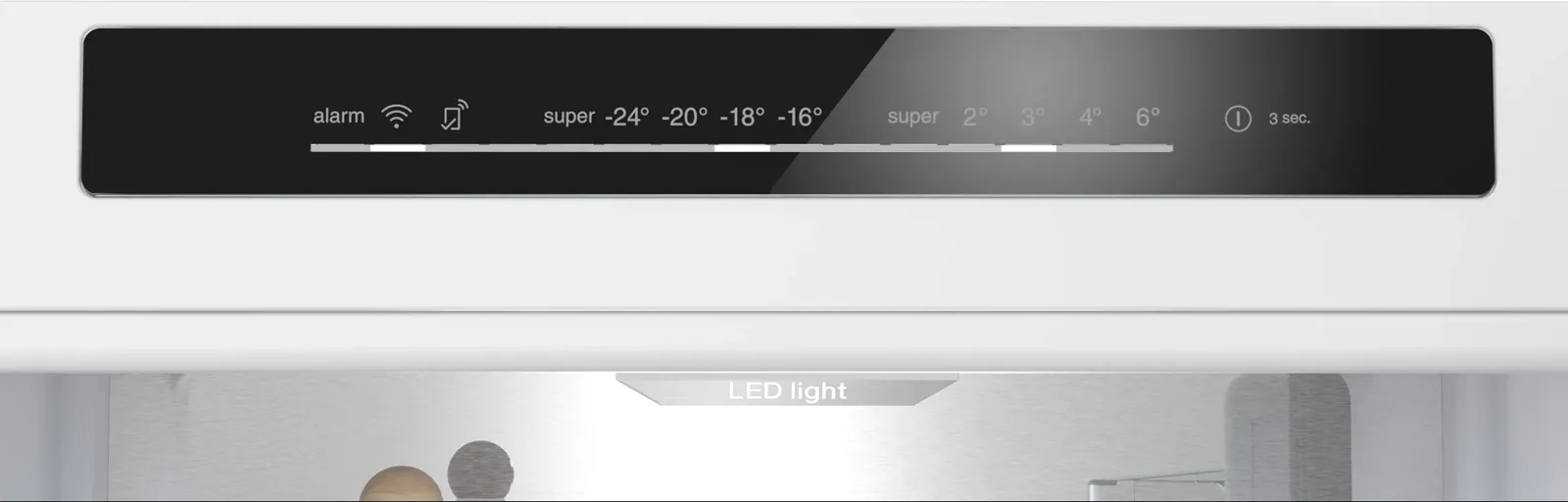Siemens מקרר קו ארון מקפיא תחתון 120 ס"מ 726 ליטר NO FROST hyperFresh נירוסטה שחורה תוצרת Siemens דגם KG39NVXCG 120 — תמונה 3
