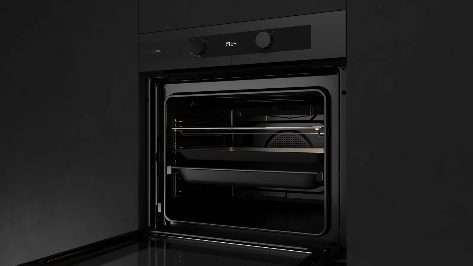 Teka תנור בנוי 60 ס"מ שחור מט סדרת Infinity G1 תוצרת TEKA דגם HLB 84-G1 INFINITY G1 — תמונה 2