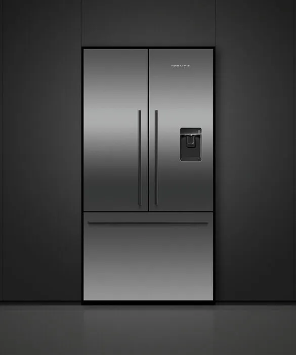 Fisher & Paykel מקרר מקפיא תחתון 3 דלתות 90 ס"מ סדרה 7 יצרן מים וקרח גימור נירוסטה שחורה תוצרת FISHER&PAYKEL דגם RF540ADUB7 — תמונה 5