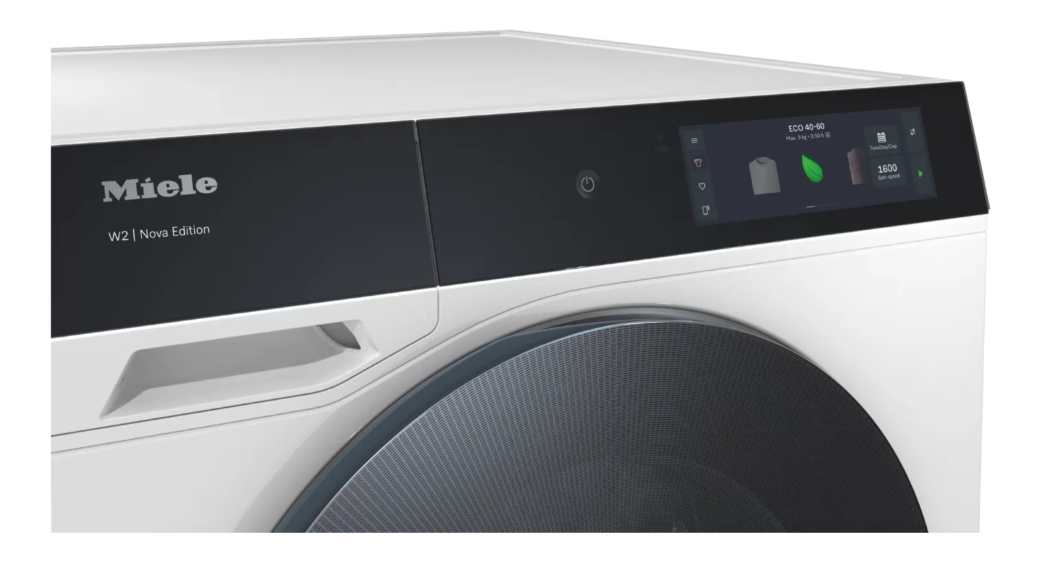 Miele מכונת כביסה פתח חזית 9 ק''ג 1600 סל"ד תוף InfinityCare  תוצרת MIELE דגם WQ 1000 WPS Nova Edition — תמונה 3