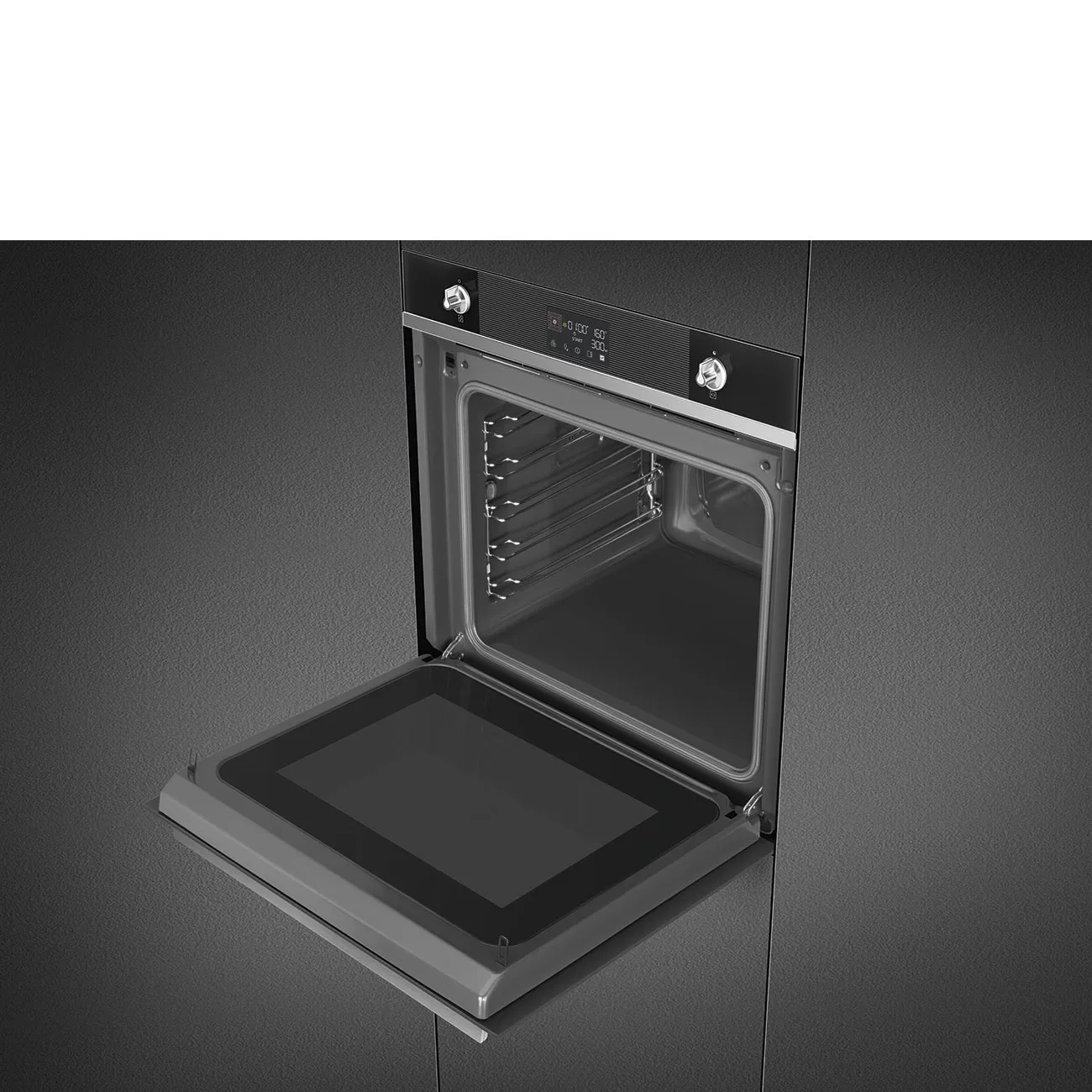 SMEG תנור בנוי 60 ס"מ משולב מיקרו AirFry טכנולוגיית Galileo סדרת LINEA תוצרת SMEG דגם SO6102M2B3 — תמונה 8