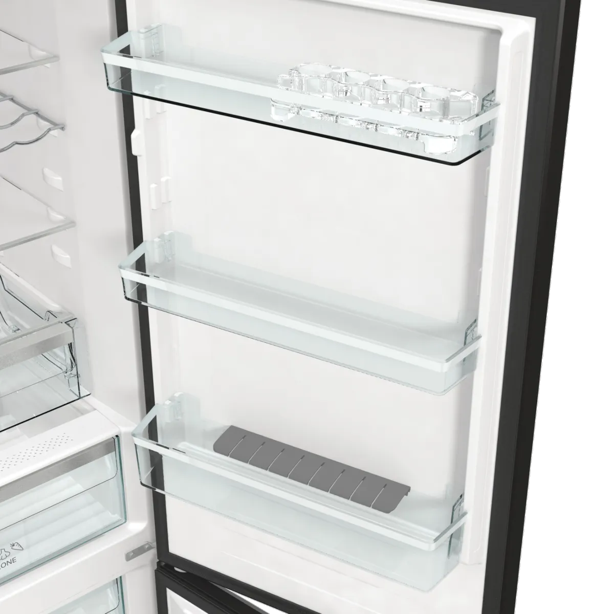 Gorenje מקרר מקפיא תחתון רוחב 120 ס"מ 660 ליטר NO FROST שחור מטאלי תוצרת Gorenje דגם NRK619EABLX4 תצוגה — תמונה 3