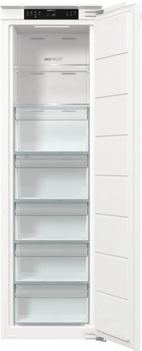 Gorenje מקפיא אינטגרלי גמיש 60 ס"מ Total NO-FROST מנוע אינוורטר 235 ליטר תוצרת Gorenje דגם FNCI517E62WF — תמונה 5