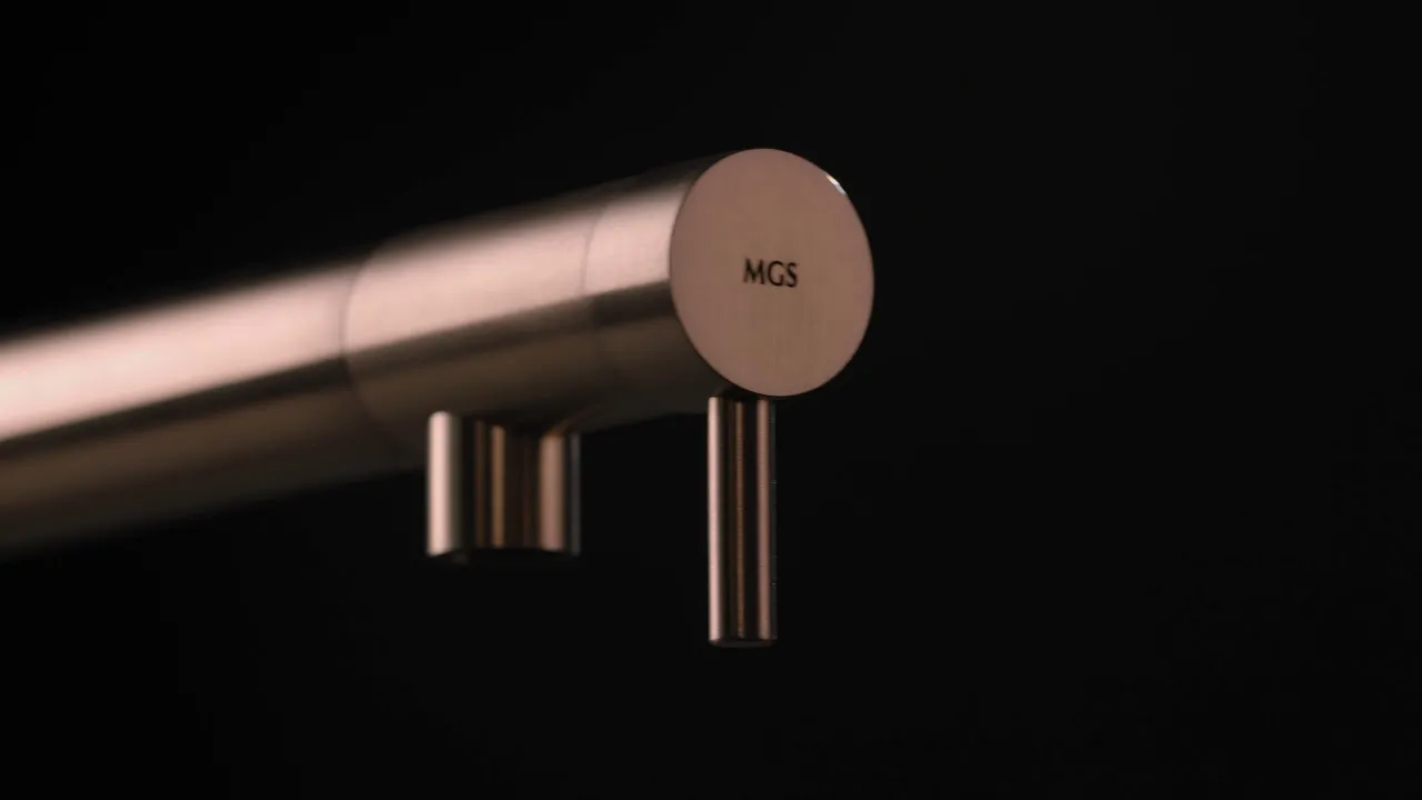 MGS MILANO ברז נירוסטה מסתובב 360 PVD מבית MGS MILANO דגם NEMO R Rose gold matte — תמונה 2