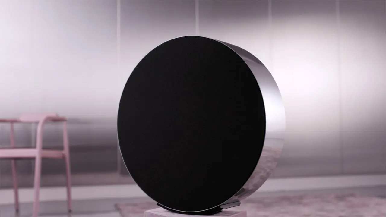 bang & olufsen רמקול עוצמתי בעיצוב איקוני מבית Bang & Olufsen צבע כסף דגם Beosound Edge silver — תמונה 8