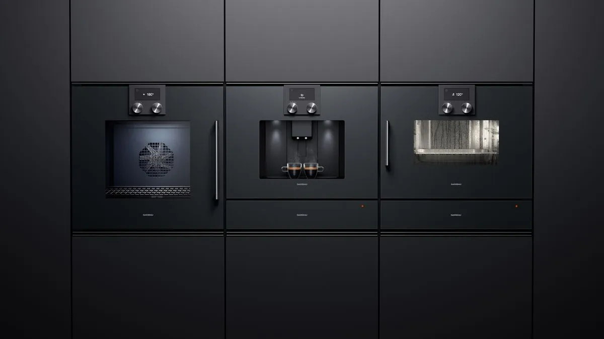 GAGGENAU מכונת קפה אינטגרלית 45 ס"מ גימור אנטרציט סדרה 200 תוצרת GAGGENAU דגם CMP270101 — תמונה 2