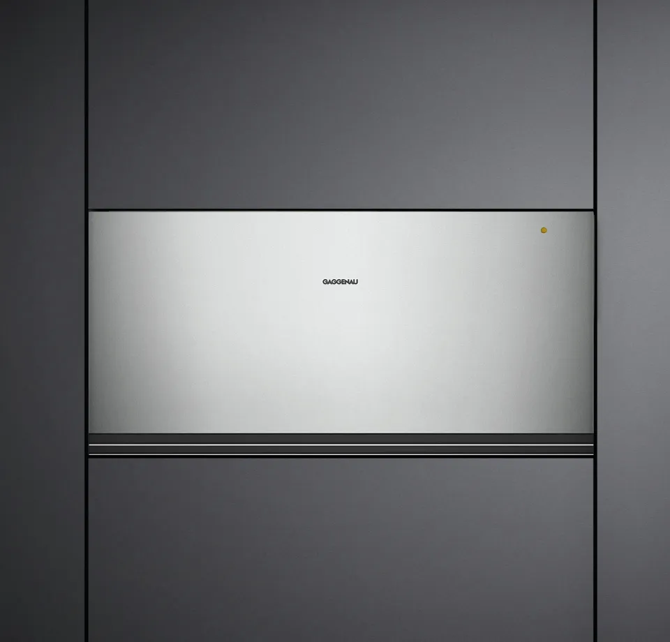 GAGGENAU מגירת חימום 29 ס"מ גימור מטאלי סדרה 200 תוצרת GAGGENAU דגם WSP222110 — תמונה 2