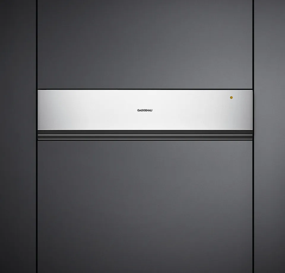 GAGGENAU מגירת חימום 14 ס"מ גימור כסוף סדרה 200 תוצרת GAGGENAU דגם WSP221130 — תמונה 2
