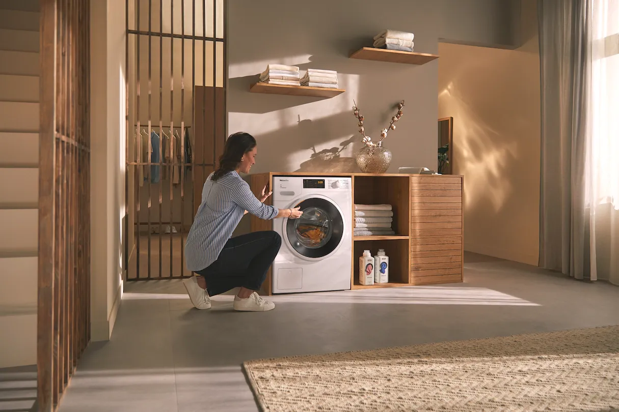 Miele מכונת כביסה פתח חזית 9 ק"ג 1400 סל"ד CapDosing תוצרת Miele דגם WWD 164 WCS — תמונה 9