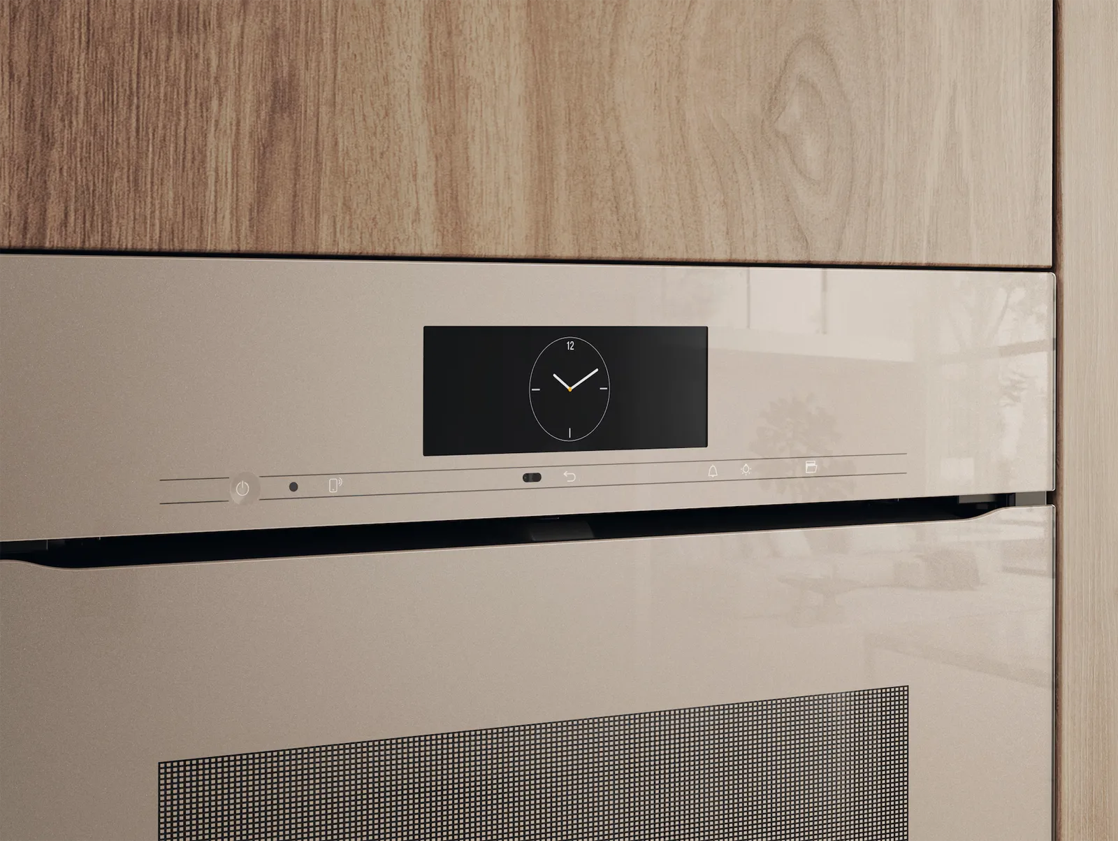Miele תנור שף פירוליטי אפייה עם לחות ArtLine Touch2Open M-Touch תוצרת Miele דגם H 7860 BPX Pearl beige — תמונה 2