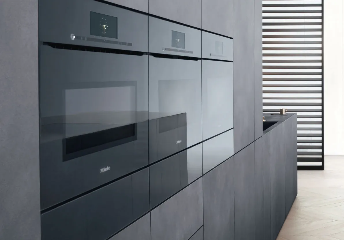 Miele תנור שף פירוליטי 76 ליטר אפייה עם לחות ArtLine Touch2Open M-Touch תוצרת Miele דגם H 7860 BPX grey — תמונה 11