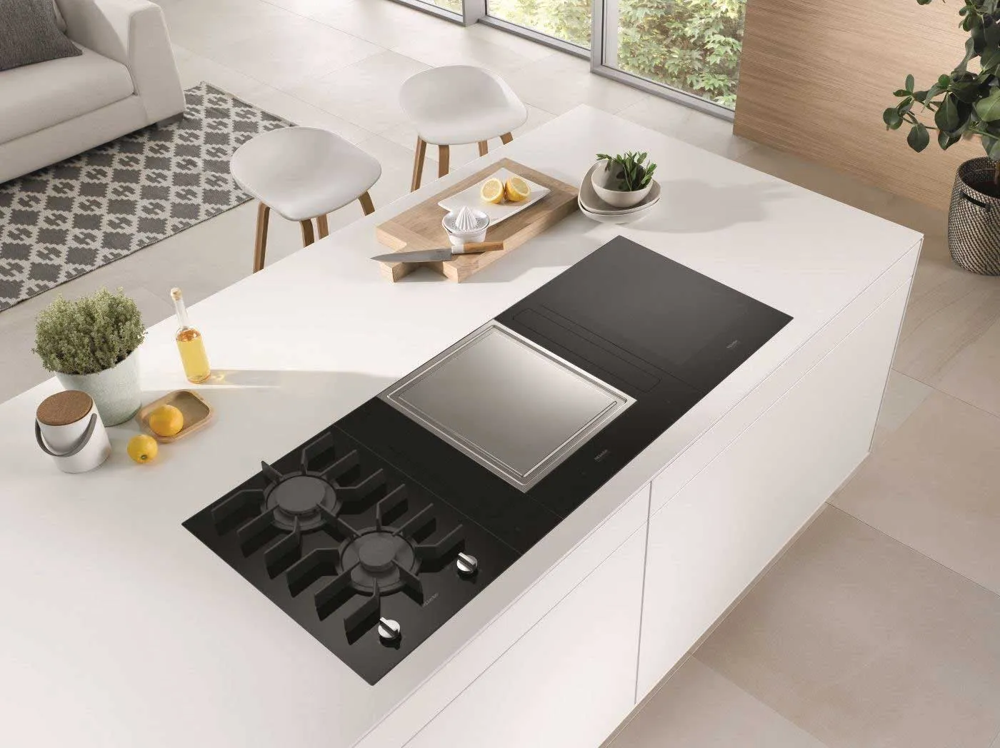 Miele כיריים אינדוקציה דומינו טפאן יאקי 38 ס"מ SmartLine תוצרת Miele דגם CS7632FL — תמונה 5