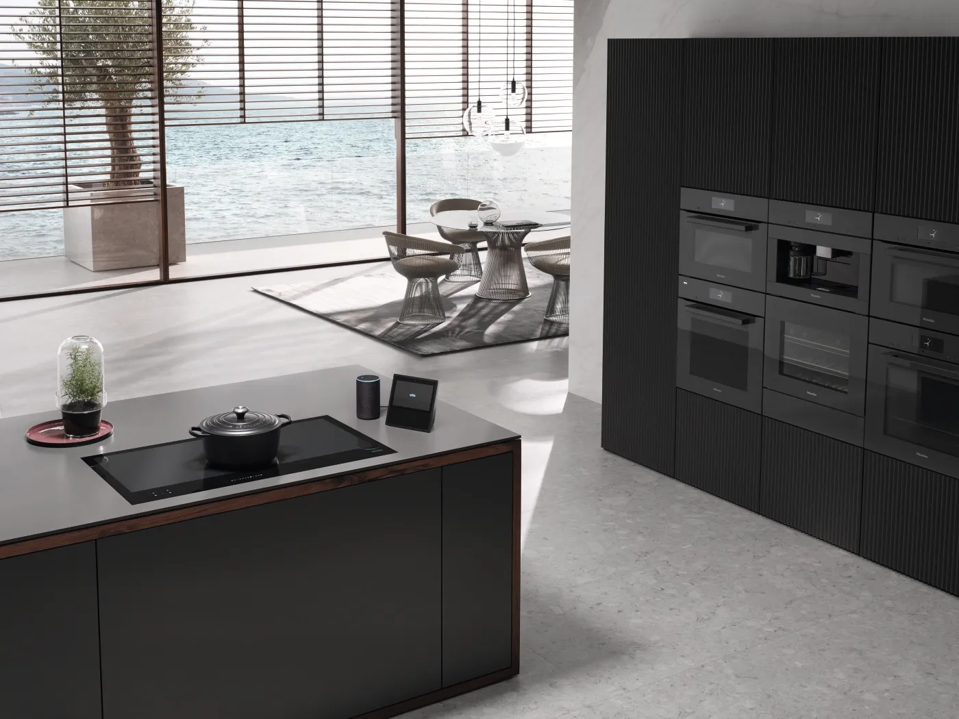 Miele תנור שף פירוליטי 45 ס"מ אפייה עם לחות M-Touch תוצרת Miele דגם H 7840 BP black — תמונה 4