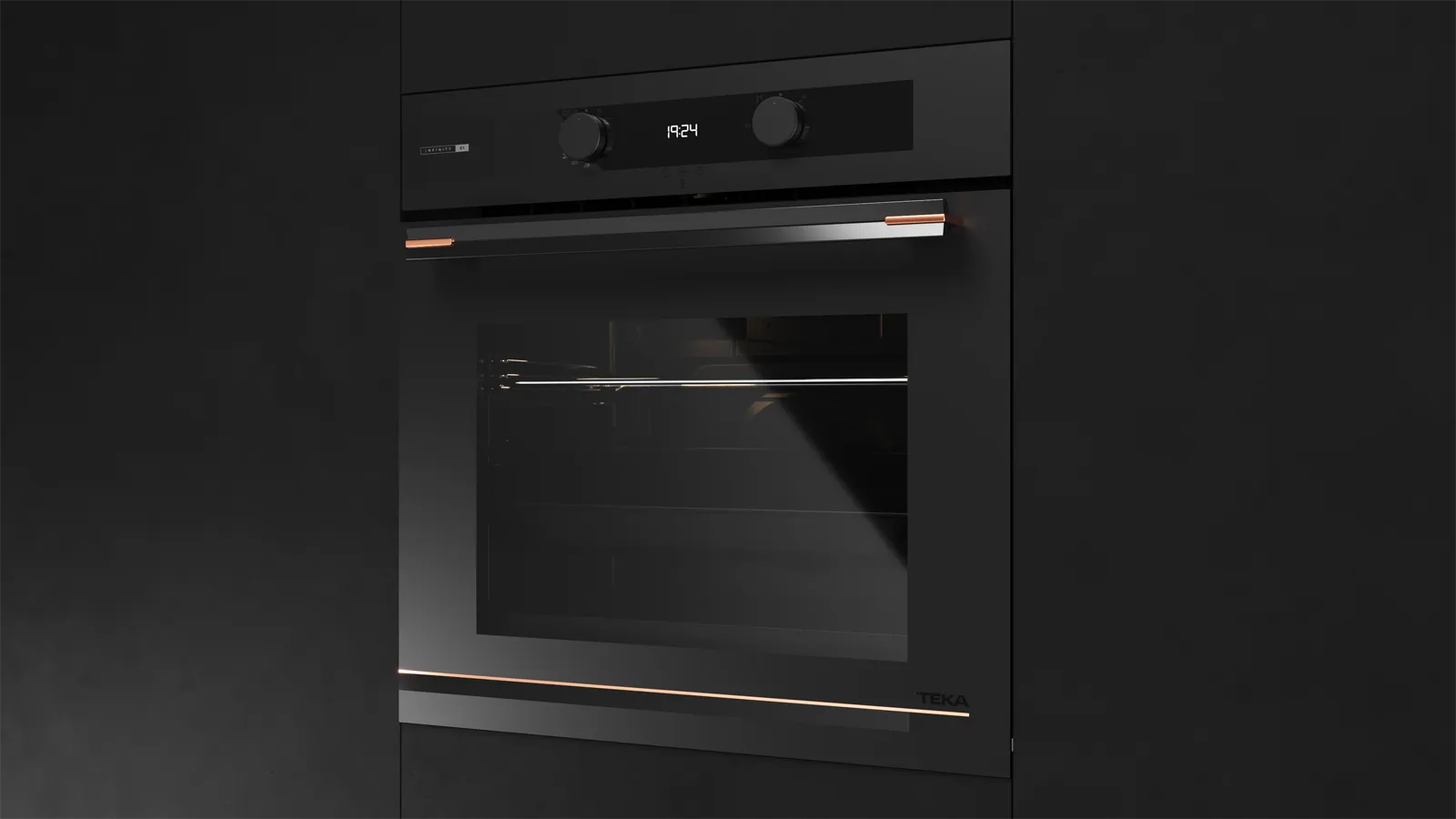 Teka תנור בנוי 60 ס"מ שחור מט סדרת Infinity G1 תוצרת TEKA דגם HLB 84-G1 INFINITY G1 — תמונה 3