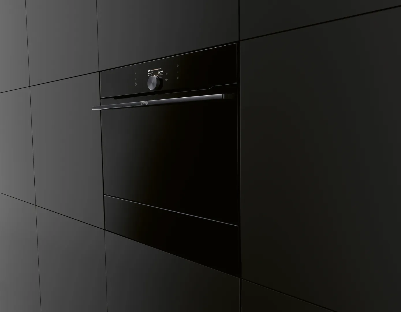 Gorenje תנור בנוי משולב מיקרוגל 45 ס''מ 50 ליטר ניקוי באדים מצב שבת AirFry שחור מלא סדרה G800 תוצרת Gorenje דגם BCM4058B — תמונה 3